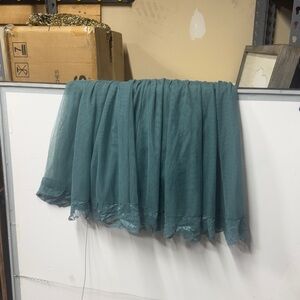 Weissman Teal A-Line Skirt